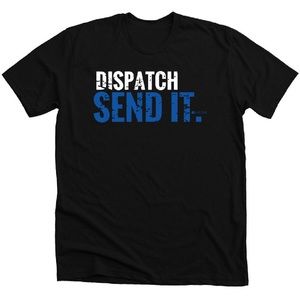Dispatch Send It Unisex Black Poly/Cotton T-Shirt
